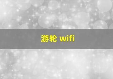 游轮 wifi